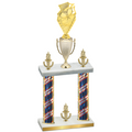 Double Flag USA Victory Pickleball Trophy