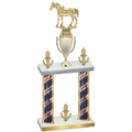 Double Flag USA Victory Horses Trophy