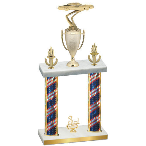 Double Flag USA Third Place Cars Trophy