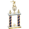 Double Flag USA Third Place Shooter Trophy