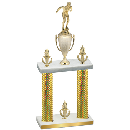 Double Gold Carbon Fiber Victory Swimming Trophy