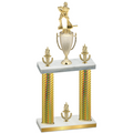 Double Gold Carbon Fiber Victory Hockey Trophy