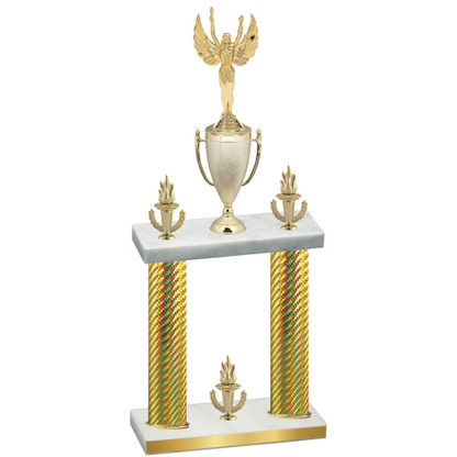 Double Gold Carbon Fiber Victory Victory Trophy