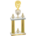 Double Gold Carbon Fiber Victory Pickleball Trophy