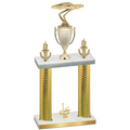 Double Gold Carbon Fiber First Place Cars Trophy
