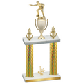 Double Gold Carbon Fiber First Place Shooter Trophy