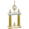 Double Gold Carbon Fiber Victory Chess Trophy