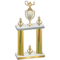 Double Gold Carbon Fiber Victory Academics Trophy