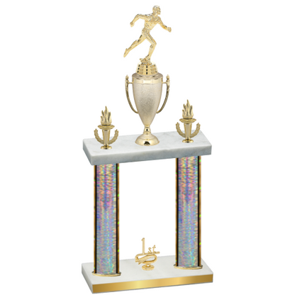 Double Silver Glacier First Place Running Trophy