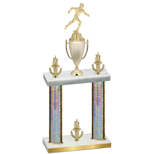 Double Silver Glacier Victory Running Trophy