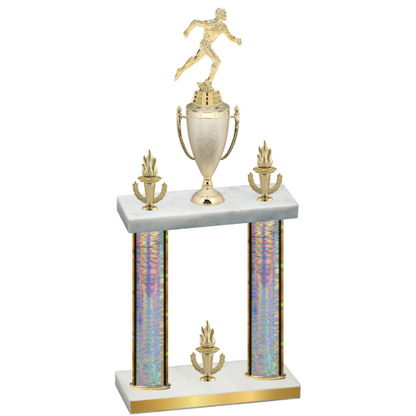 Double Silver Glacier Victory Running Trophy