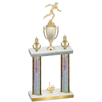 Double Silver Glacier First Place Running Trophy