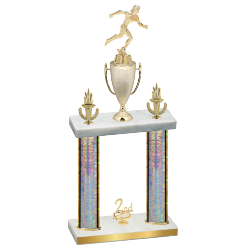 Double Silver Glacier Second Place Running Trophy