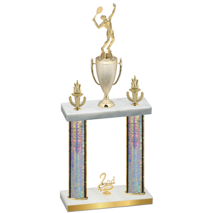 Double Silver Glacier Second Place Tennis Trophy
