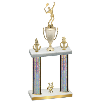 Double Silver Glacier Year Tennis Trophy