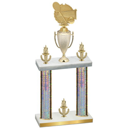 Double Silver Glacier Victory Tennis Trophy