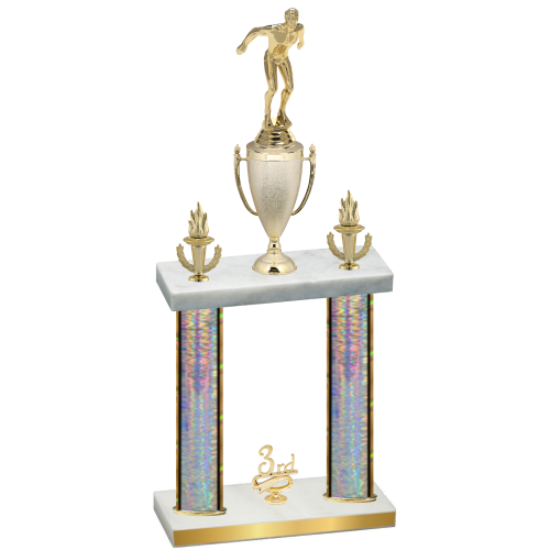 Double Silver Glacier Third Place Swimming Trophy