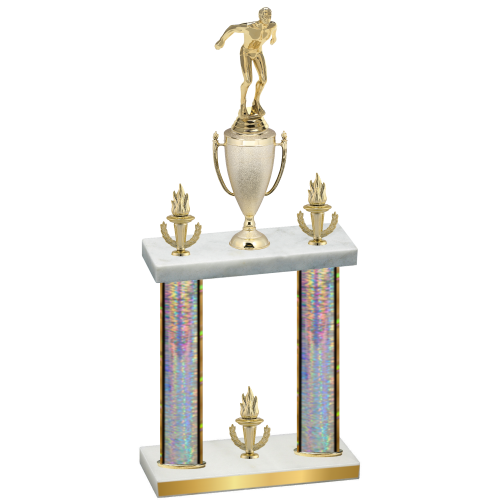 Double Silver Glacier Victory Swimming Trophy