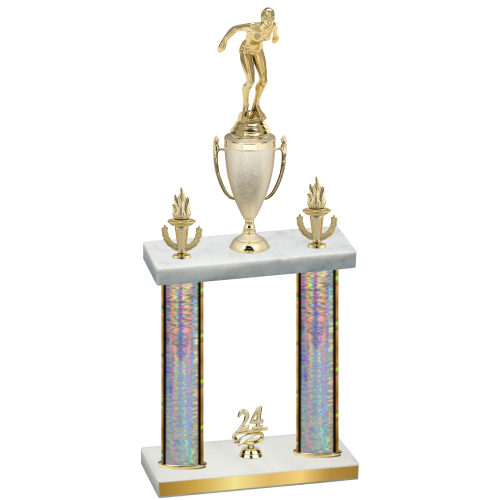 Double Silver Glacier Year Tennis Trophy