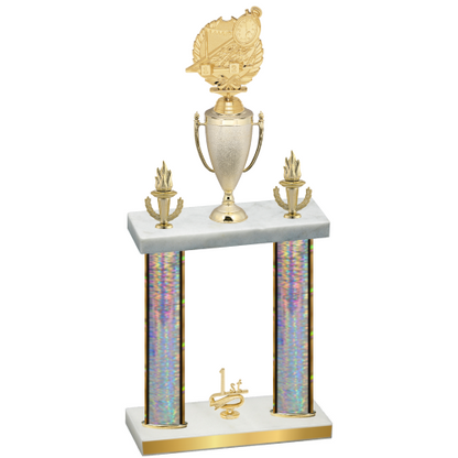 Double Silver Glacier First Place Swimming Trophy
