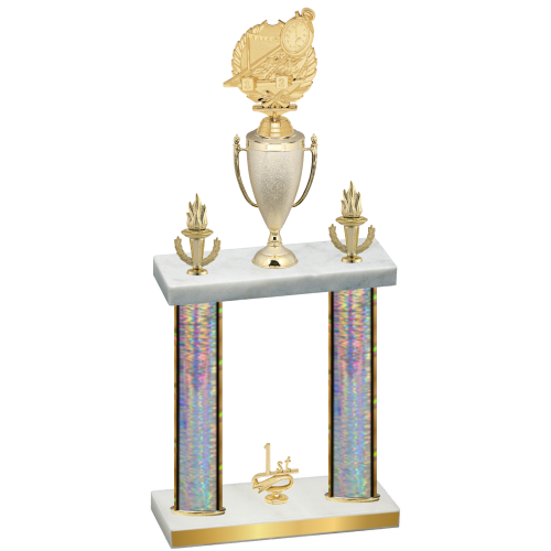 Double Silver Glacier First Place Swimming Trophy