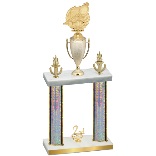 Double Silver Glacier Second Place Swimming Trophy