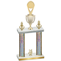 Double Silver Glacier Year Insert Trophy