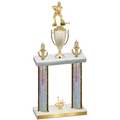 Double Silver Glacier First Place Hockey Trophy