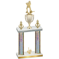 Double Silver Glacier First Place Hockey Trophy
