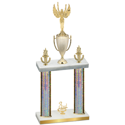 Double Silver Glacier Third Place Victory Trophy