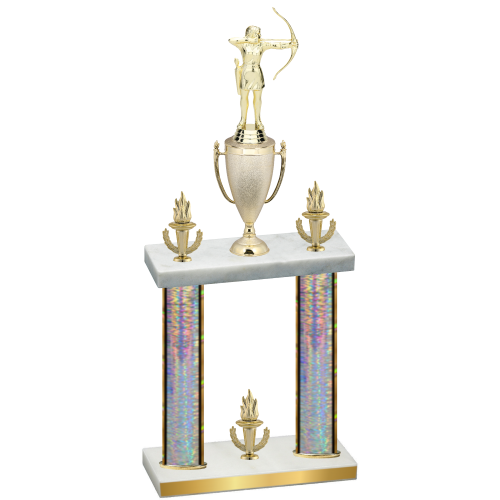 Double Silver Glacier Victory Archery Trophy