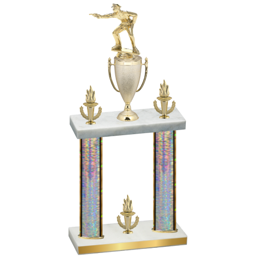 Double Silver Glacier Victory Shooter Trophy