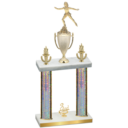 Double Silver Glacier Third Place Skater Trophy