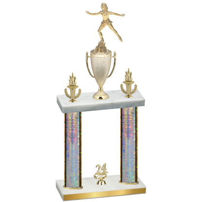 Double Silver Glacier Year Skater Trophy