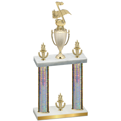 Double Silver Glacier Victory Music Trophy