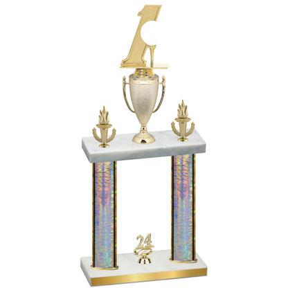 Double Silver Glacier Year Golf Trophy