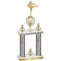 Double Silver Glacier Victory Karate Trophy