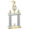 Double Silver Carbon Fiber Year Shooter Trophy