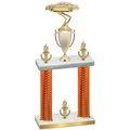 Double Orange Carbon Fiber Victory Cars Trophy