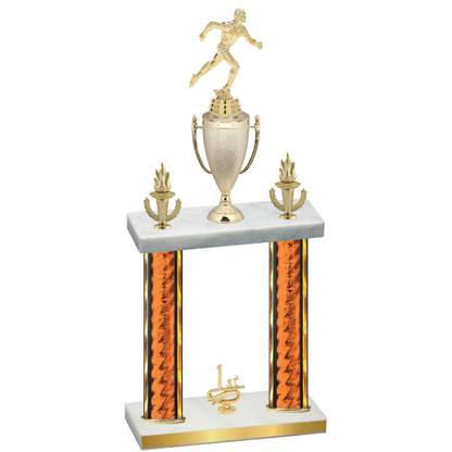 Double Orange Glacier First Place Running Trophy