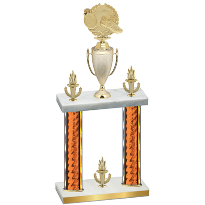 Double Orange Glacier Victory Running Trophy