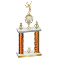 Double Orange Glacier Year Tennis Trophy