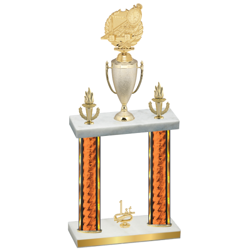 Double Orange Glacier First Place Swimming Trophy