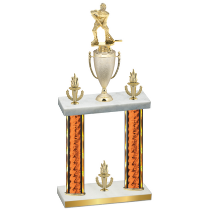 Double Orange Glacier Victory Hockey Trophy