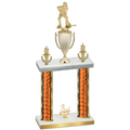 Double Orange Glacier Third Place Hockey Trophy