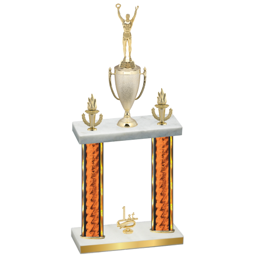 Double Orange Glacier First Place Victory Trophy