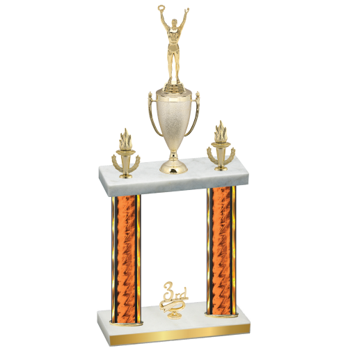 Double Orange Glacier Third Place Victory Trophy