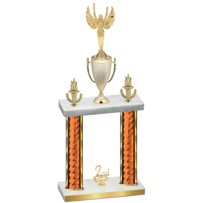Double Orange Glacier Second Place Victory Trophy