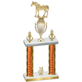 Double Orange Glacier Year Horses Trophy