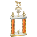 Double Orange Glacier Year Horses Trophy